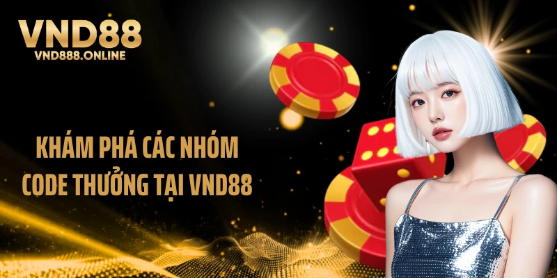 Khám phá các nhóm code thưởng tại VND88