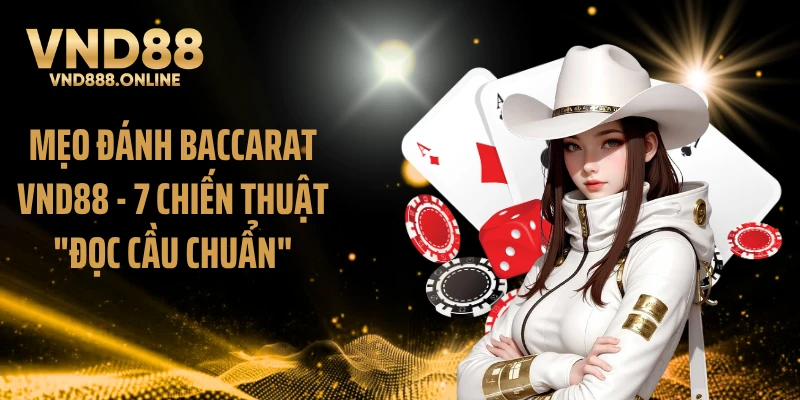 Mẹo Đánh Baccarat VND88 - 7 Chiến Thuật "Đọc Cầu Chuẩn"